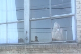 Two blondes blow on Bus