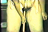 Nancy using a plunger