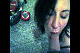 Italian woman sucking at home