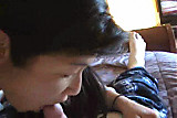 Jap GF early morning blow job