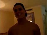 Showing his big tool for the ladies