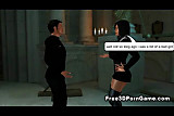 3D cartoon nun getting fucked by a horny priest