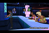 Two foxy 3D cartoon lesbian vixens doing the deed