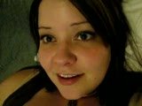 Young bbw Emmy shows a bit of cleavage