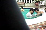 Couple Fucks In A Public Pool
