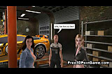 3D cartoon babes suck cock and get fucked hard