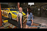 3D cartoon babes suck cock and get fucked hard