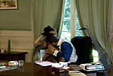 hairy girl anal in office