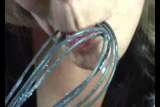 girl eats own cum from whisk 