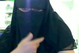 Hijab Woman showing her big tits