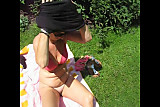 amateur voyeur beach panties wife ehefrau bikini