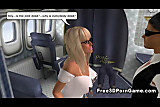 Busty 3D cartoon blonde honey getting fucked hard