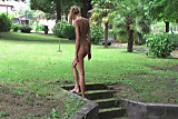 Beside fountain and on beach